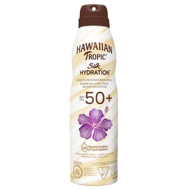 Hawaiian Tropic® Silk Hydration® Weightless™ Sunscreen Spray, SPF 50