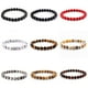 thumbnail image 2 of Pulsera de cuentas de piedra clásica para hombres, 6 y 8 y 10mm, pulsera hecha a mano con cuentas de piedra de ojo de tigre de lava para hombres y mujeres, regalo de joyería Tan Jianjun unisex, 2 of 2