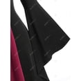 thumbnail image 4 of Vestido de Talla Grande de Encaje de Manga Campana Rosegal  vestidos vintage tallas grandes, 4 of 5