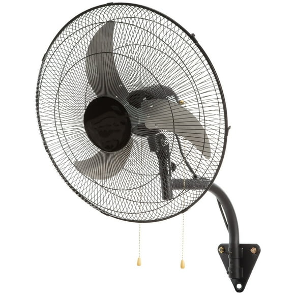 VEVOR Wall Mount Fan, 20 inch, 3-speed High Velocity Max. 4650 CFM Oscillating Industrial Wall Fan, Commercial or Residential for Warehouse, Greenhouse, Workshop, Patio, Basement, Black, ETL Listed