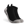 thumbnail image 1 of Jumpingount 2 uds calcetines de fútbol zapatos de Fitness para interiores al aire libre toalla gruesa calcetín inferior resistente al desgaste tubo corto Medias Negro Jumpingount AP013824-01, 1 of 6