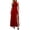Red, variant on Halter Neck Side Split Cocktail Party Maxi Formal Dress for Women Solid Color High Waist Sleeveless Long Holiday Dresses Fitted Waisted Simple Stylish Evening Dressy Dark Blue M