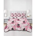 thumbnail image 3 of Cute Halloween Twin XL Size Down Alternative Comforter,Lightweight Comforter Quilt Bedding Set with Pillow Shams Spooky Pumpkins Fall Bat Cat Witch's Hat Bed Comforter Duvet Insert 68"x98", 3 of 7