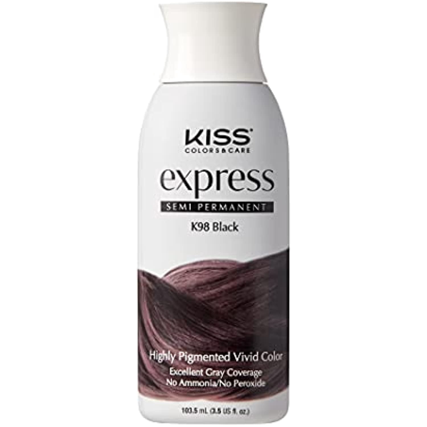 Kiss Express SemiPermanent Hair Color 100Ml (3.5 Us Fl.Oz) (1 Count