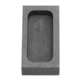 thumbnail image 3 of Graphite, Creuset en Graphite Résistant à la Chaleur Rectangulaire Professionnel pour Fonderie pour Or Argent, 3 of 8