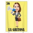 thumbnail image 2 of Funny Funny Mexican Design for Latinas - La Gritona T-Shirt Selected pure cotton fun design pure cotton, rich patterns, soft and breathable, 2 of 7