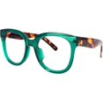 thumbnail image 1 of wonima44 Voogueme Oversize Square Eyeglasses Glasses for Women with Clear Lens Tortoise Temples Vernetta OP049594…, 1 of 1