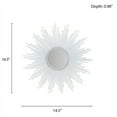 thumbnail image 3 of Madison Park Fiore Sunburst Contemporary Modern Luxury Wall Decor Mirror 14.5"D in Silver, 3 of 6