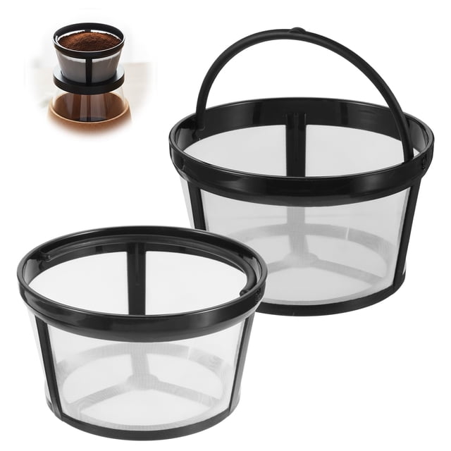 Cafeteras con filtro de café Thrymme para 5 tazas, reutilizables, 2 unidades