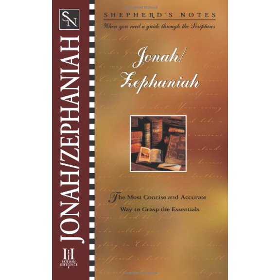 Pre-Owned Shepherd's Notes: Jonah/Zephaniah, 9780805493344, 0805493344, Paperback,
