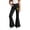 #01-Black, variant on Girls Uniform Pants Size14-16 Flare Dress Pants High Waisted Bell Bottoms School Uniform Outfits Back To School Clothes Red