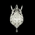 thumbnail image 3 of Fine Art Handcrafted Lighting 759550-SF4 Crystal Laurel 17" Tall Wall Sconce - Silver, 3 of 3