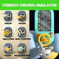 thumbnail image 3 of Racing Adventure Car Steering Wheel, Car Racing Adventure Toy with Steering Wheel, Car Racing Simulator Steering Wheel Toy for Kids with Music & Light (Racing car), 3 of 7