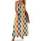 thumbnail image 1 of Vestido sin mangas con estampado de los años 70, vestido de verano para mujer, vestido elegante diario, vestidos de noche en tallas grandes, 1 of 7