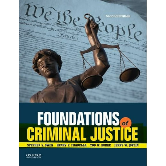 Pre-Owned Foundations of Criminal Justice (Paperback) 0199374333 9780199374335