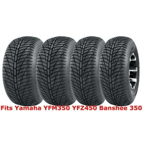 Set 4 21x7-10 & 20x10-9 Yamaha YFM350 YFZ450 Banshee 350 Hi-speed ATV tires