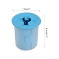 thumbnail image 4 of Limpiador Suave Suave Silicona Color Sólido Mascota Perro Pata Limpiador Taza Lavadora de Pies Herramienta Azul ANGGREK Otros, 4 of 8