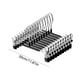thumbnail image 4 of Percha Metal para Pantalones Antideslizante Ygjytge Ahorra Espacio Acero Inoxidable Negro 10 Uds, 4 of 7