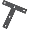 thumbnail image 1 of Hardware N266-470 T Steel Plates, Black, 1 of 1