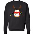 thumbnail image 2 of Inktastic Penguin Xmas Adult Sweatshirt, 2 of 4