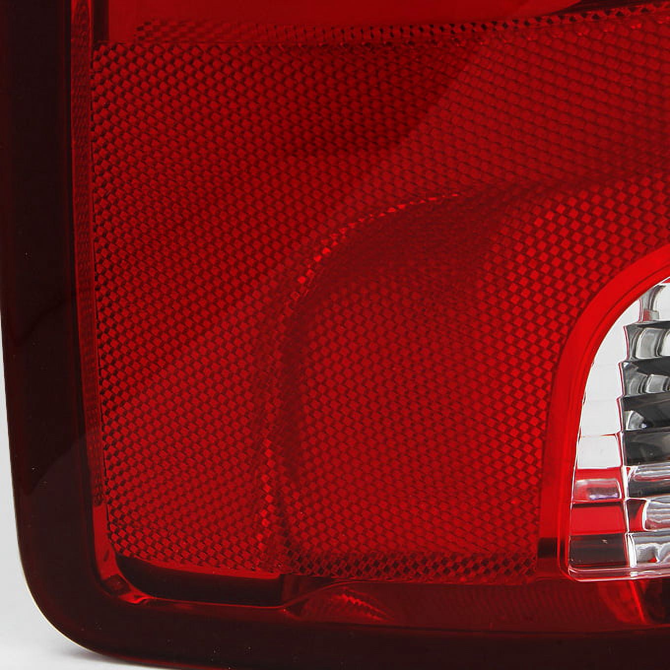 AKKON - For 09-18 Dodge Ram 1500/2500/3500 Pickup Truck Rear Red Clear Tail Light TailLamp Brake Lamp Driver Left Side