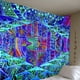 thumbnail image 4 of 3d Espacio Trippy Tapiz Psicodélico Colgante de Pared Colcha Habitación Decoración para el hogar,11 Feliz Sencillez, 4 of 4