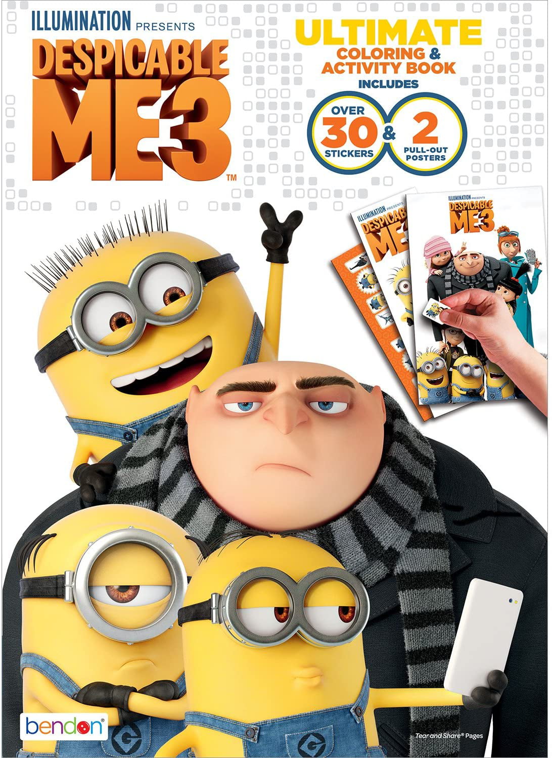 Minions Despicable Me Sticker/Colouring/Activity/Packs/Kits/Design/Kids/Gift 