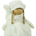 thumbnail image 3 of Northlight Snowy Plush Angel Bobble Girl Christmas Figure - 24", 3 of 4