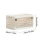 thumbnail image 3 of Contenedor de almacenamiento con ruedas, caja de almacenamiento de plástico plegable, organizador con tapa para el hogar, sala de estar, dormitorio, cocina, carrito rodante multifuncional, organizado, 3 of 6