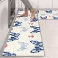 thumbnail image 2 of Kitchen Rugs Sets Of 2,Anchor and Bulldog Dog Anti Fatigue Kitchen Mat Rugs Non Slip Washable,Decorative Kitchen Floor Mats for Kitchen,Sink,Laundry,17"X47", 2 of 5