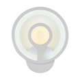 thumbnail image 4 of POINTERTECK Creative Leaf Circle Heart LED Wall Lamp Living Room Bedroom Decorative Light, 4 of 7