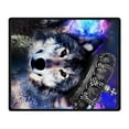 thumbnail image 2 of RYLABLUE Couverture en Polaire Loup pour Canapé Ou Lit 58x80 Pouces, 2 of 3