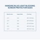thumbnail image 2 of Protector de pantalla para computadora portátil que cuelga la luz azul que bloquea la película anti-ULTRAVIOLETA de alta transmitancia, 2 of 7