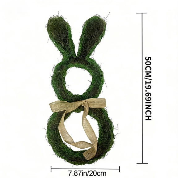 Under 25 Dollars! YZEGDCH Easter Wreath, Artificial Summer Wreath, Home Indoor Outdoor Window Wall Holiday Party Decor