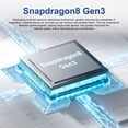 thumbnail image 6 of A56 5G Unlocked Android Smartphone, 7.3" HD Display, 16GB RAM + 1TB Storage, 108MP Camera, 8000mAh Long-Lasting Battery, Snapdragon 8 Gen 3, Dual SIM, 6 of 12