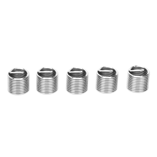 Filfeel Wire Thread Inserts, Corrosion Resistant Steel Wire Thread 20Pcs For Welding Equipment For Furniture For Hydraulic Machinery For Power Machinery For Auto Parts