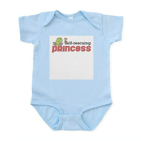 CafePress - Self Rescuing Princess Infant Bodysuit - Baby Light Bodysuit, Size Newborn - 24 Months