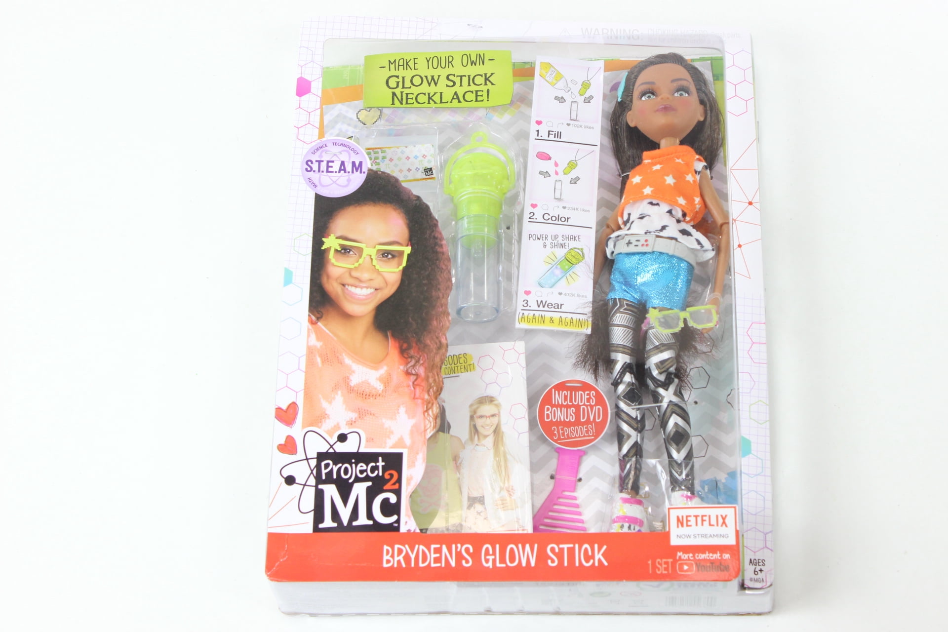 Project MC2 Experiments with Doll Bryden's Glow Stick + DVD