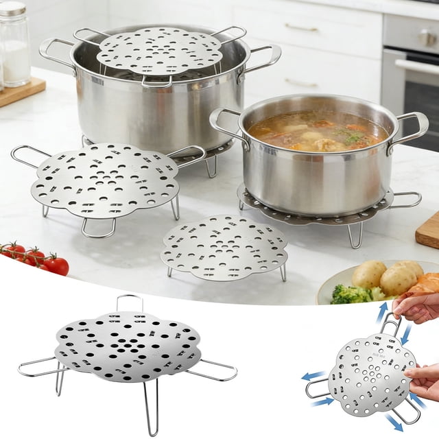 Klonfd Silicone Steamer And Holder For Cooking And Kitchen