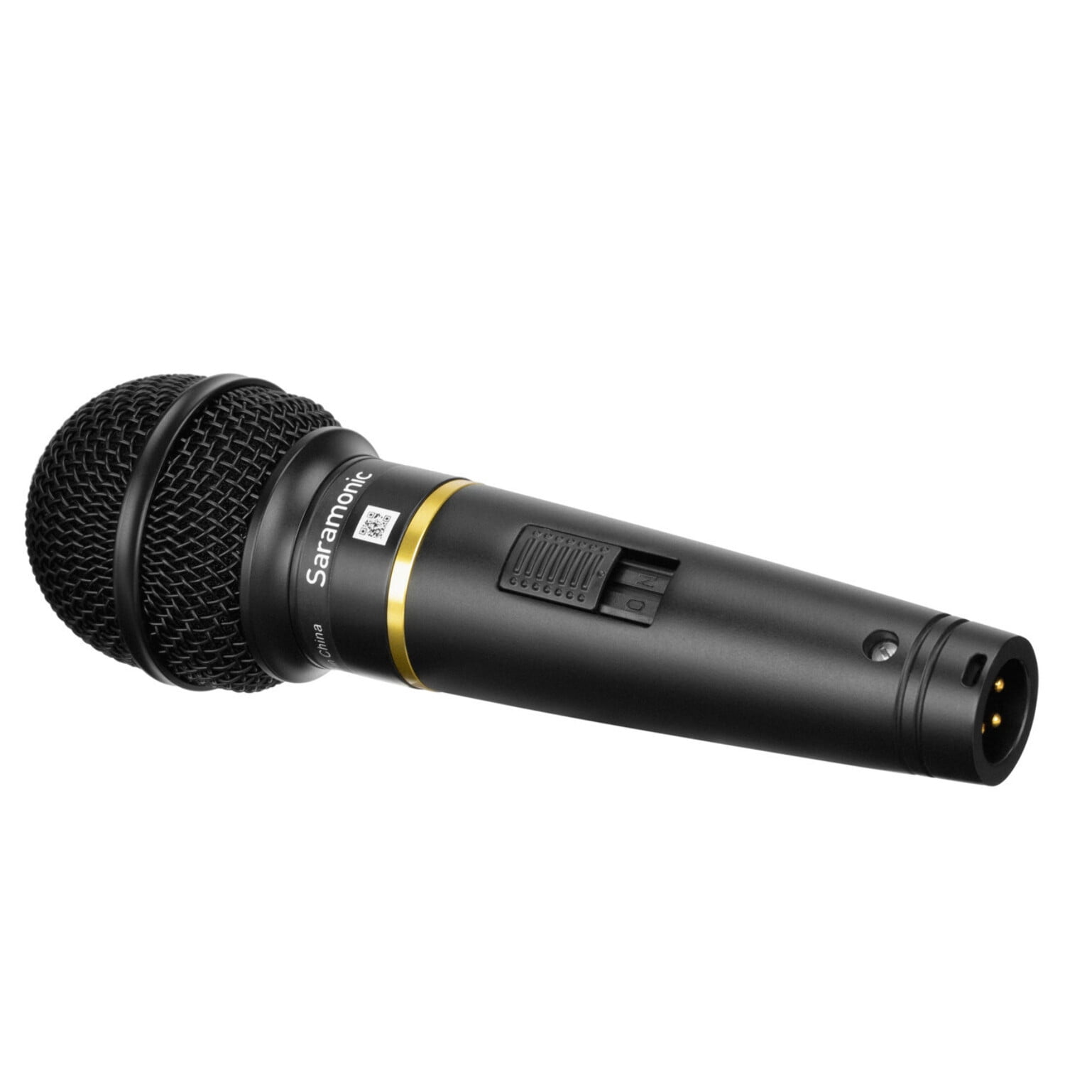 Saramonic SR-MV58 Dynamic Handheld Mic for Live & Studio Recording w/ Windscreen, Clip & XLR to 1/4" Mic Cable