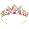 thumbnail image 1 of mujer corona tiara niña princesa reina tiara señoras decoración Adepaton CPB-DE-LYY1025-4, 1 of 5