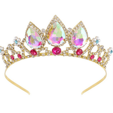 

TiarasforGirlsCrownCrystalPrincessCrownHeadbandBirthdayQueenRhinestoneShinyTiaraforWomenPrincessDecorationQuinceaneraCrownforWeddingPartyPromHalloween