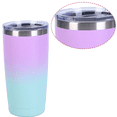 thumbnail image 3 of Vaso de acero inoxidable como se ve | Botella aislada al vacío con tapa flexible y pajita para bebidas frías y calientes Ormromra CPB-DE-LYY1154-1, 3 of 5