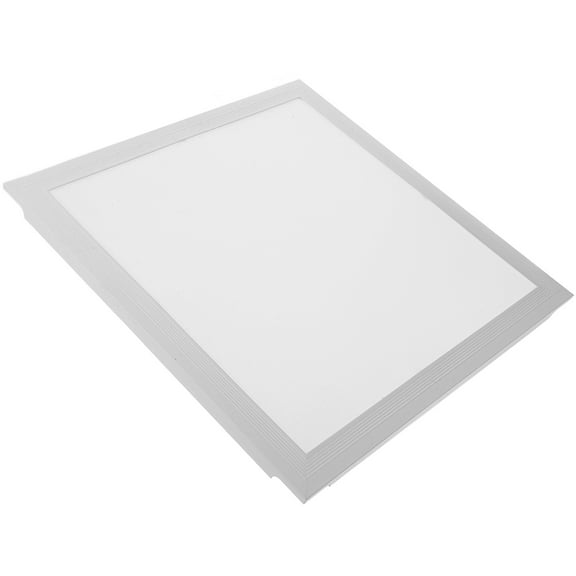 NUOLUX 1Pack Ceiling Light Replacement Cover Wear Resistance Square Aluminium Acrylic