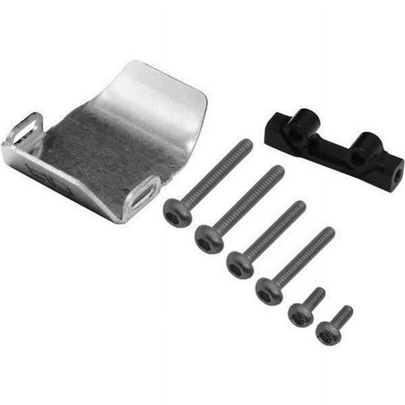 Hot Racing Stainless Steel Front/Rear Axle Skid Plate SCX24 HRASXTF331CF Electric Car/Truck Option Parts
