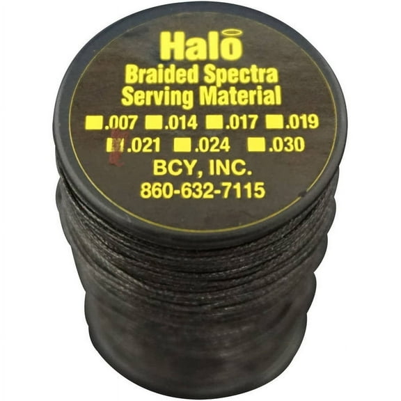 BCY Halo Serving, Black, .021, 75 Yards