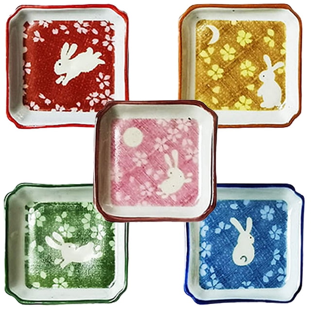 Miniaturas Para Casa De Muñecas, Platos De Porcelana, Patrón De Conejito, Casa De Juegos De Cocina, Juego De Simulación Clásico, Juguetes De Cocina, Regalos Noticed FN006761-03