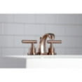 thumbnail image 3 of Kingston Brass KS494CMLAC Manhattan 8 in. Widespread Bathroom Faucet, Antique Copper, 3 of 4