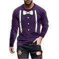 thumbnail image 2 of Blusas y camisas de manga larga y cuello redondo, camisetas casuales de moda para hombre, camisetas deportivas con estampado navideño, camisetas de manga larga, blusas de manga larga y cuello redondo,, 2 of 4
