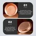 thumbnail image 2 of ABCISI 4.4'' Copper Tray, Decorative Buddhist Water Tray, Scrying Bowl Buddhist Offering Bowl, Multi-Functional Incense Burner Holder, Religion Container, Candle Dish, 2 of 9